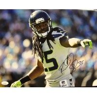 Richard Sherman Seattle Seahawks Signed 11x14 Matte Photo JSA Authenticated