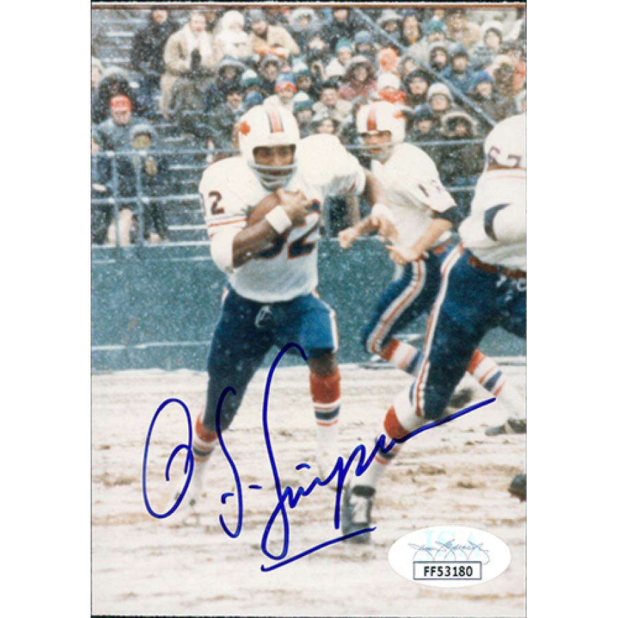 O.J. Simpson Signed Buffalo Bills Jersey