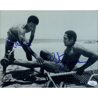 OJ Simpson and Al Cowlings Signed 8x10 Glossy Photo JSA Authenticated