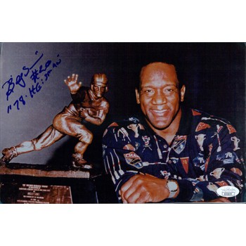 Billy Sims Detroit Lions Signed 7x11 Glossy Photo JSA Authenticated