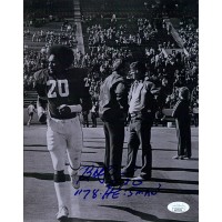 Billy Sims Detroit Lions Signed 8x10 Glossy Photo JSA Authenticated