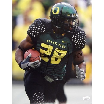 Jonathan Stewart Oregon Ducks Signed 11x14 Matte Photo JSA Authenticated