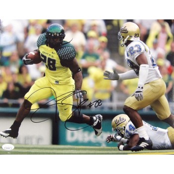 Jonathan Stewart Oregon Ducks Signed 11x14 Matte Photo JSA Authenticated