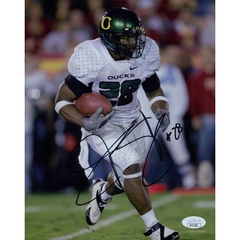 Jonathan Stewart Oregon Ducks Signed 8x10 Matte Photo JSA Authenticated