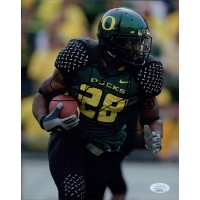 Jonathan Stewart Oregon Ducks Signed 8x10 Matte Photo JSA Authenticated