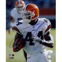 Lee Suggs Cleveland Browns Signed 8x10 Glossy Photo JSA Authenticated