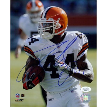Lee Suggs Cleveland Browns Signed 8x10 Glossy Photo JSA Authenticated