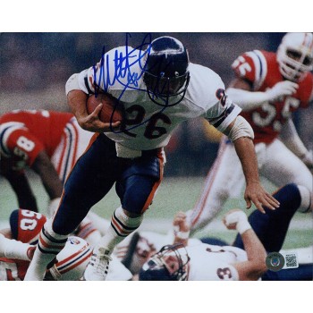 Matt Suhey Chicago Bears Signed 8x10 Matte Photo Beckett Authenticated BAS