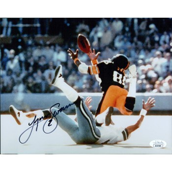 Lynn Swann Pittsburgh Steelers Signed 8x10 Glossy Photo JSA Authenticated