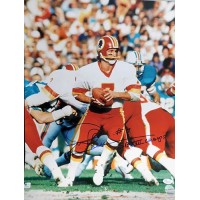 Joe Theismann Washington Redskins Signed 16x20 Color Photo JSA Authenticated