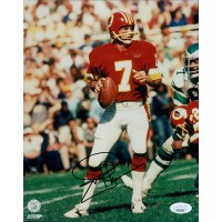 Joe Theismann Washington Redskins Signed 8x10 Glossy Photo JSA Authenticated