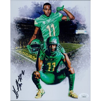 Dont'e Thornton Oregon Ducks Signed 8x10 Matte Photo JSA Authenticated