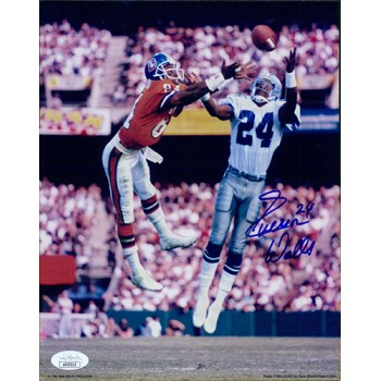 Everson Walls Dallas Cowboys Signed 8x10 Glossy Photo JSA Authenticated