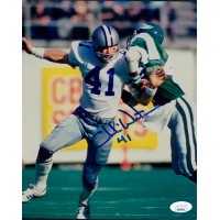 Charlie Waters Dallas Cowboys Signed 8x10 Glossy Photo JSA Authenticated