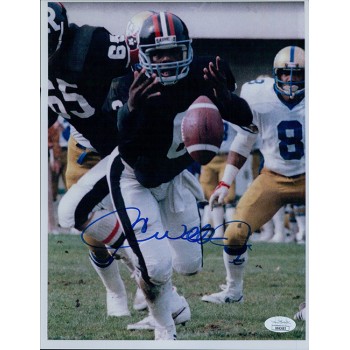 J.C. Watts Oklahoma Sooners Signed 8.5x11 Cardstock Photo JSA Authenticated