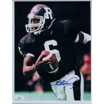 J.C. Watts Oklahoma Sooners Signed 8.5x11 Cardstock Photo JSA Authenticated