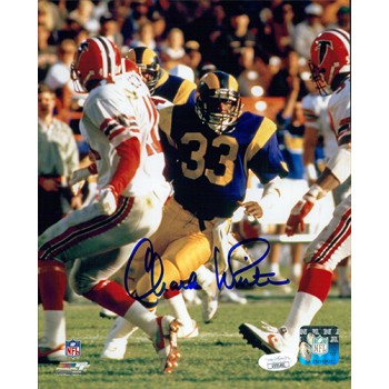 Charles White Los Angeles Rams Signed 8x10 Glossy Photo JSA Authenticated