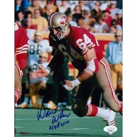 Dave Wilcox San Francisco 49ers Signed 8x10 Glossy Photo JSA Authenticated
