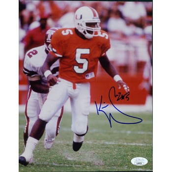 Kevin Williams Miami Hurricanes Signed 8x10 Glossy Photo JSA Authenticated
