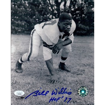 Bill Willis Cleveland Browns Signed 8x10 Glossy Photo JSA Authenticated