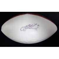 Troy Aikman Signed White Panel Football JSA Authenticated
