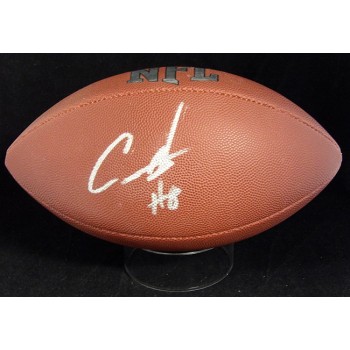 Coby Bryant Signed Wilson MVP Tackifield Football JSA Authenticated