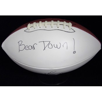 Ka'Deem Carey Chicago Bears Signed Baden White Panel Football JSA Authenticated