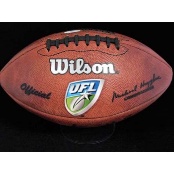 Daunte Culpepper Signed Wilson Official UFL Game Football JSA Authenticated