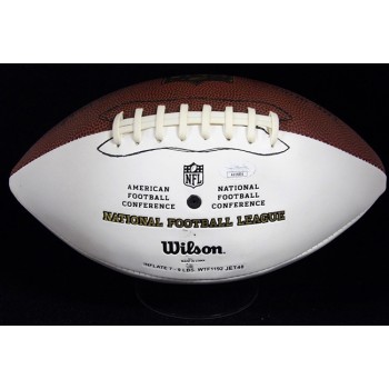 Eric Dickerson Signed Wilson The Duke White Panel Football JSA Authenticated