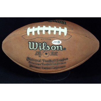 Vince Ferragamo Signed Wilson Football JSA Authenticated Broken Bladder No Air