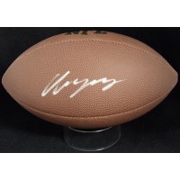 Christian Gonzalez Signed Wilson Super Grip Football BAS Authenticated Beckett