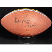 Leroy Irvin Los Angeles Rams Signed NFL Game Used Football JSA Authenticated