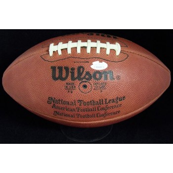 Leroy Irvin Los Angeles Rams Signed NFL Game Used Football JSA Authenticated
