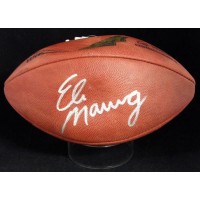 Eli Manning Signed Wilson Superbowl XLII Football JSA Authenticated No Air