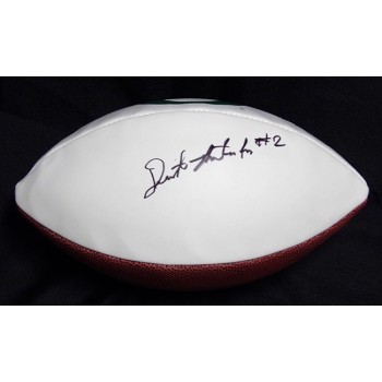 Dont'e Thornton Oregon Ducks Signed White Panel Football JSA Authenticated