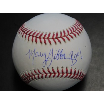 Mary Gibbs Signed Monsters, Inc. Boo MLB Baseball JSA Authenticated
