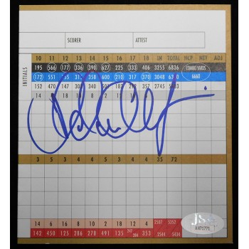Helen Alfredsson LPGA Signed Blackhawk Country Club Scorecard JSA Authenticated