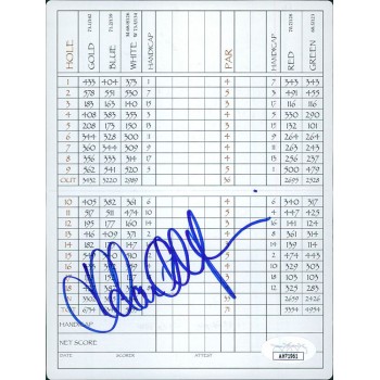 Helen Alfredsson LPGA Golfer Signed The Ridge Golf Club Scorecard JSA Authentic
