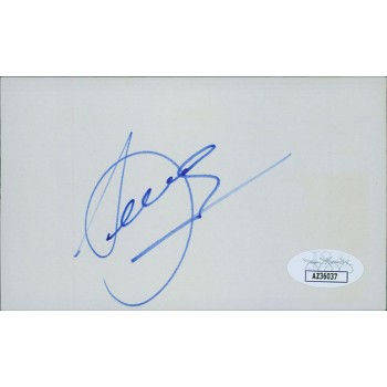 Seve Ballesteros PGA Golfer Signed 3x5 Index Card JSA Authenticated