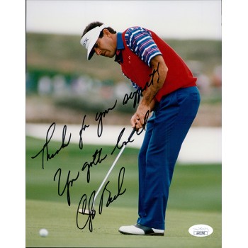 Chip Beck PGA Golfer Signed 8x10 Glossy Photo JSA Authenticated