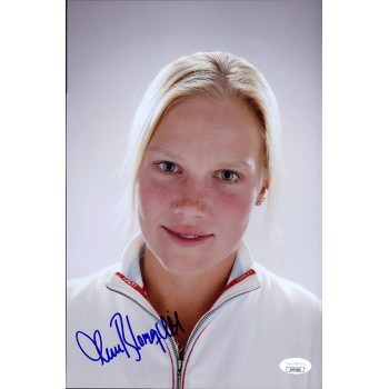 Minea Blomqvist LPGA Golfer Signed 8x12 Glossy Photo JSA Authenticated