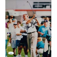 John Brodie Golfer Football Player Signed 8x10 Glossy Photo JSA Authenticated