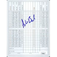 Ashli Bunch LPGA Golfer Signed The Ridge Golf Club Scorecard JSA Authenticated