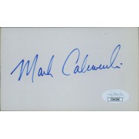 Mark Calcavecchia PGA Golfer Signed 3x5 Index Card JSA Authenticated