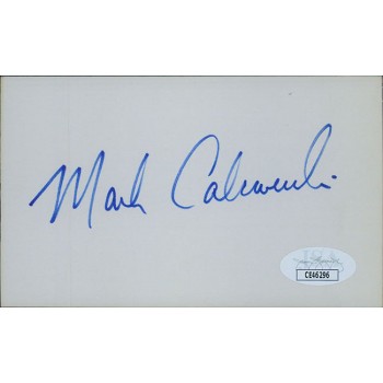 Mark Calcavecchia PGA Golfer Signed 3x5 Index Card JSA Authenticated