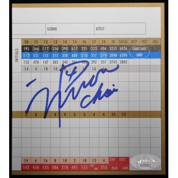 Na Yeon Choi LPGA Signed Blackhawk Country Club Scorecard JSA Authenticated
