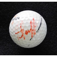 Mike Fluff Cowan PGA Signed Strata White Golf Ball JSA Authenticated
