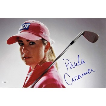 Paula Creamer LPGA Golfer Signed 12x18 Glossy Photo JSA Authenticated