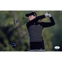 Paula Creamer LPGA Golfer Signed 8x12 Glossy Photo JSA Authenticated