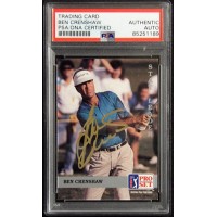 Ben Crenshaw Signed 1992 PGA Tour Pro Set Card #183 PSA Authenticated